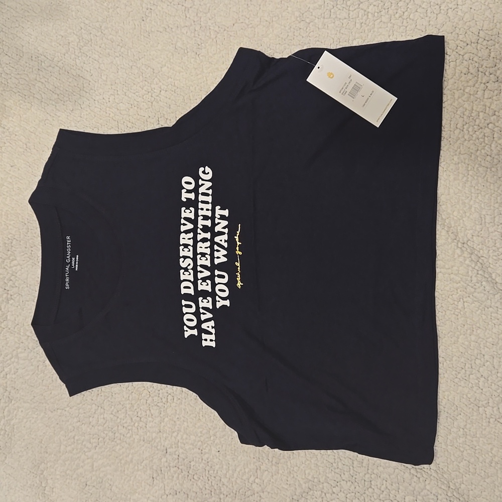 Spiritual Gangster crop tank